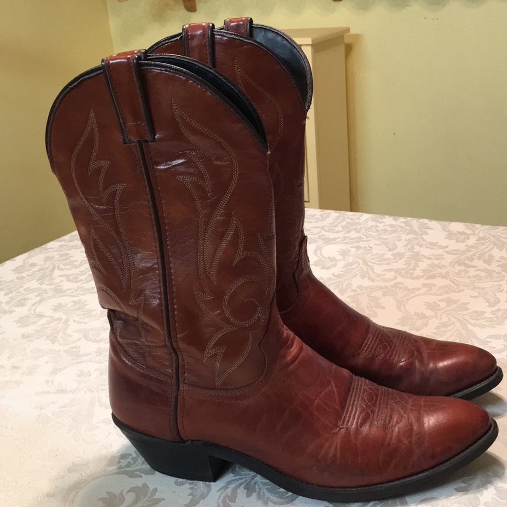 Laredo Brown Leather Cowboy/Western Boots